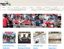 Tablet Screenshot of huntsvilletown.com